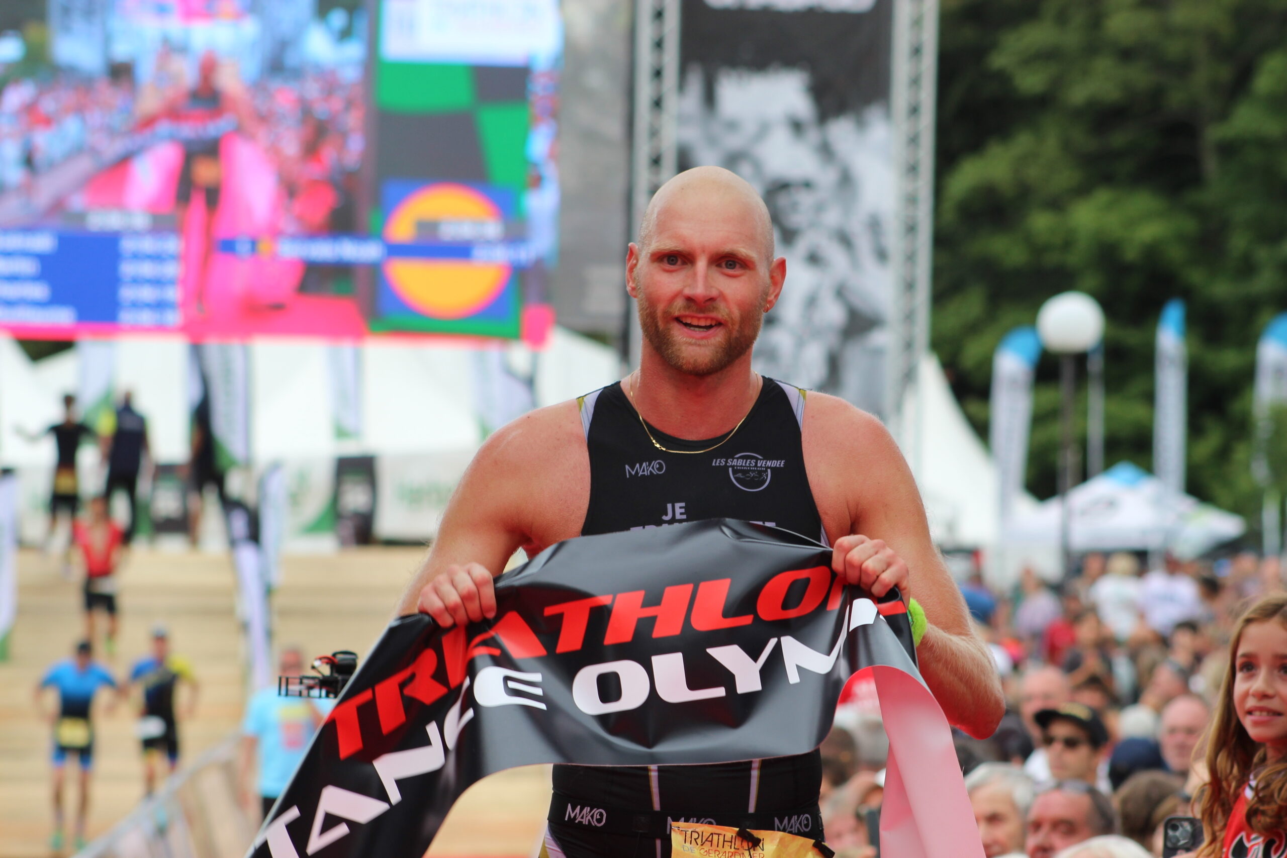 Servais, vainqueur du triathlon de Gérardmer