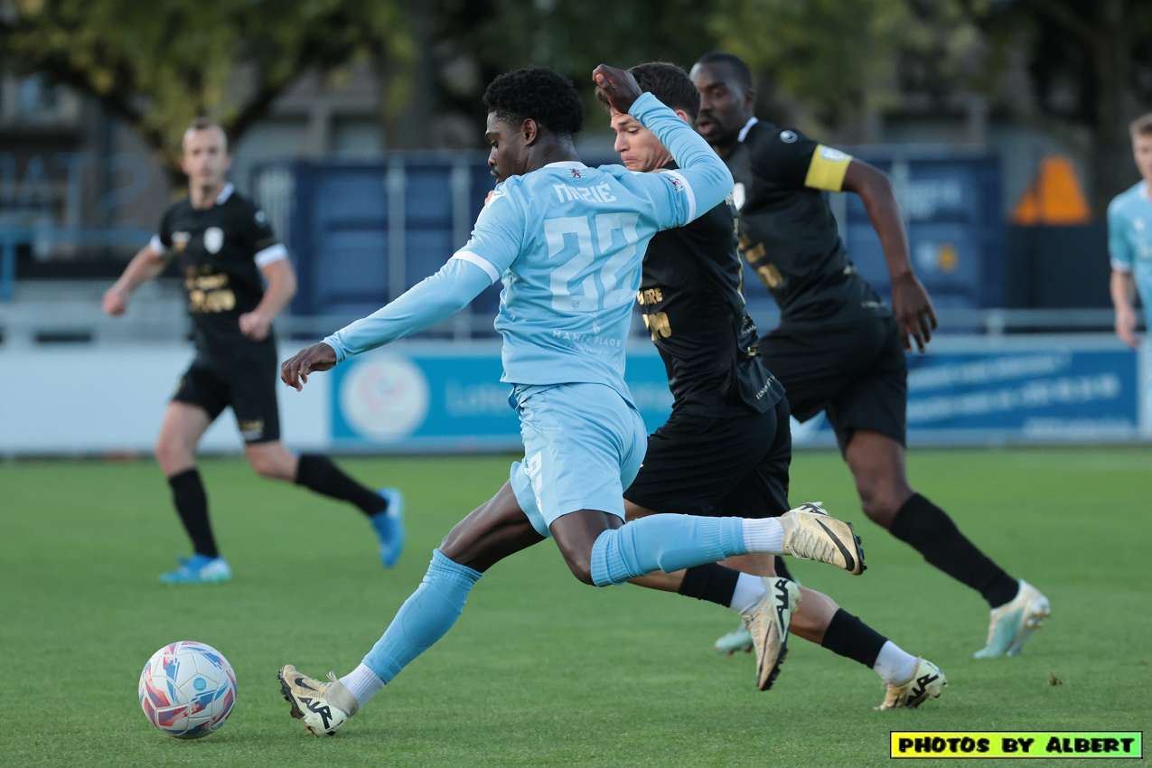 Mazié, buteur lors de Racing-Pétange